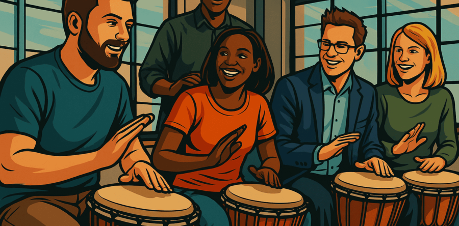 Terapia bębnami i rytmem